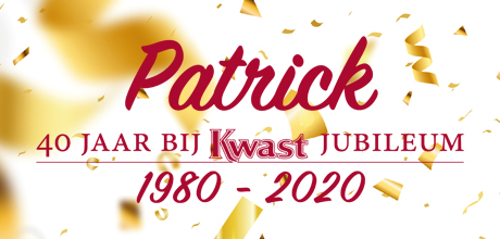 Patrick Uyttewaal 40 jaar bij Kwast